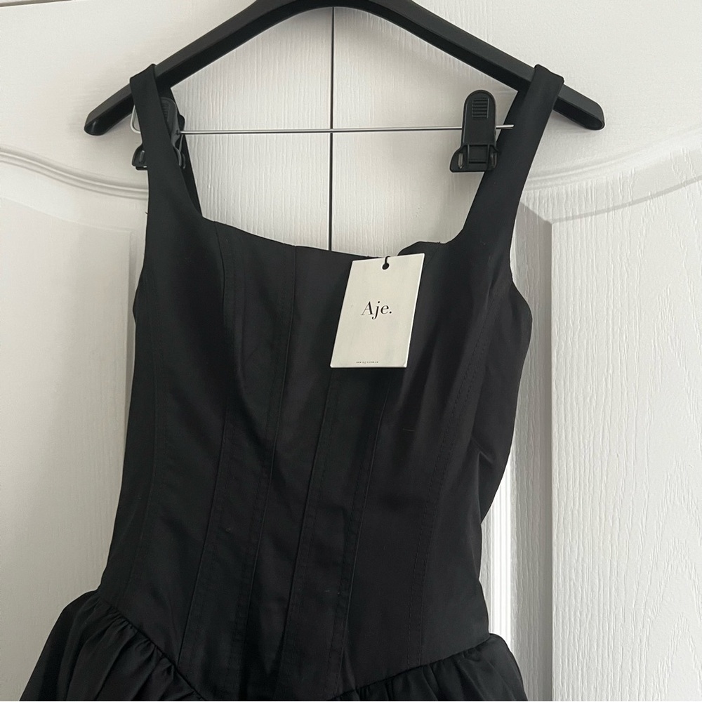 Aje Alani Gown Black maxi dress Size US 2 NEW! New with tags! - Picture 4 of 12